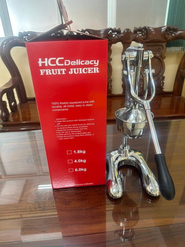 Dụng cụ ép cam inox cao cấp 4.0kg HCC (1t×4)