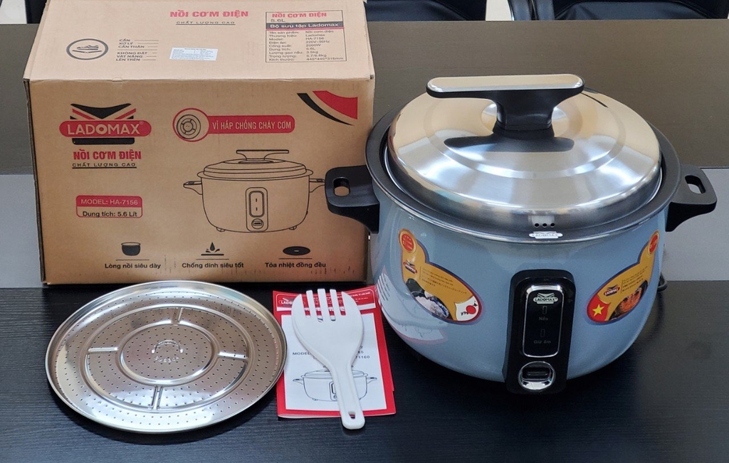 Nồi cơm điện nắp rời 5.6L Ladomax Ha-7156
