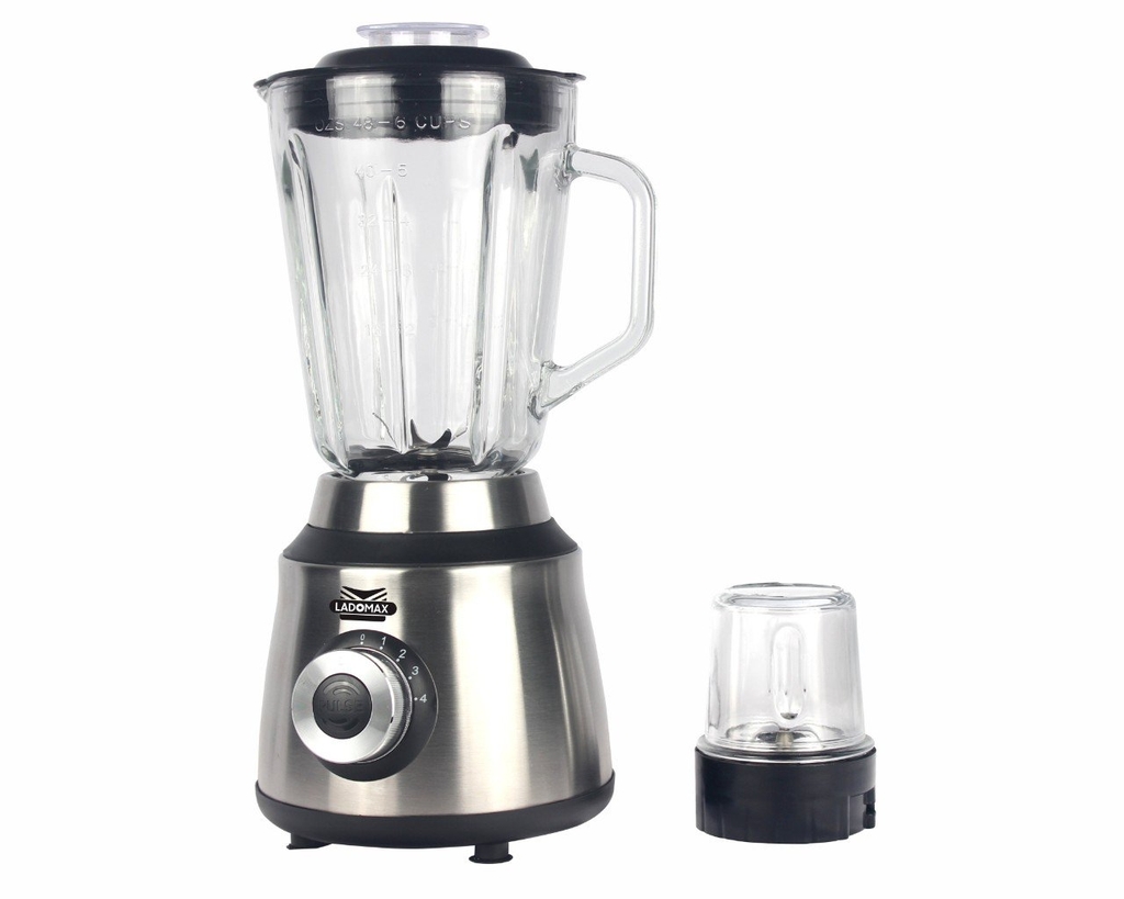 Máy xay sinh tố 2 cối thủy tinh Ladomax Ha-9168-2 (1tx6)