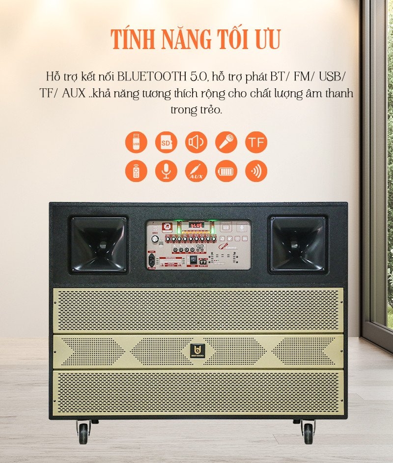 Loa bass đôi 4 tấc Bestsound BD-6800