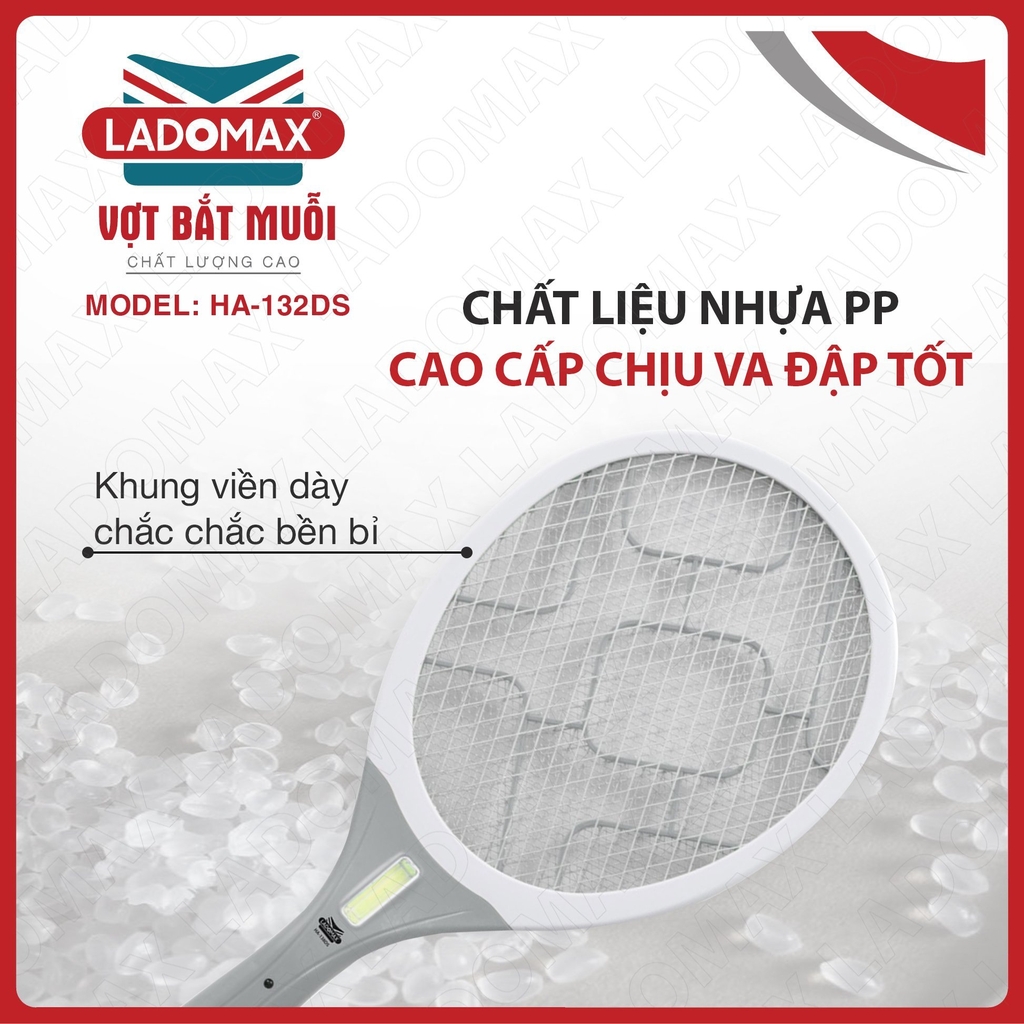 Vợt Muỗi Ladomax Ha-132DS (1tx60)