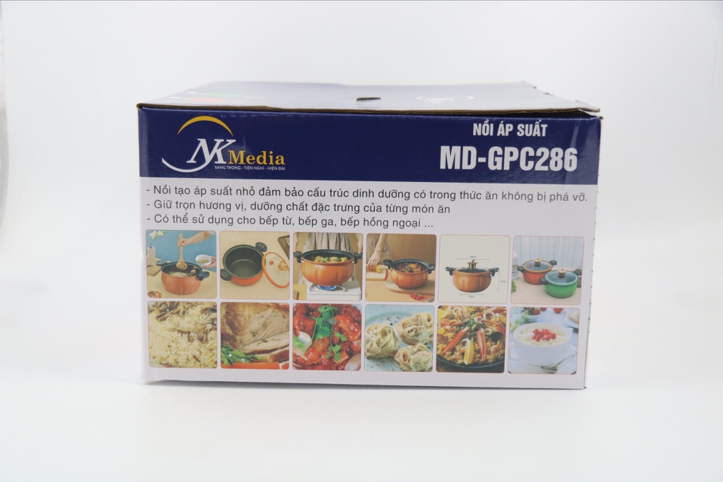 Nồi áp suất bí ngô 6L Nkmedia MD-GPC286 (1tx6)