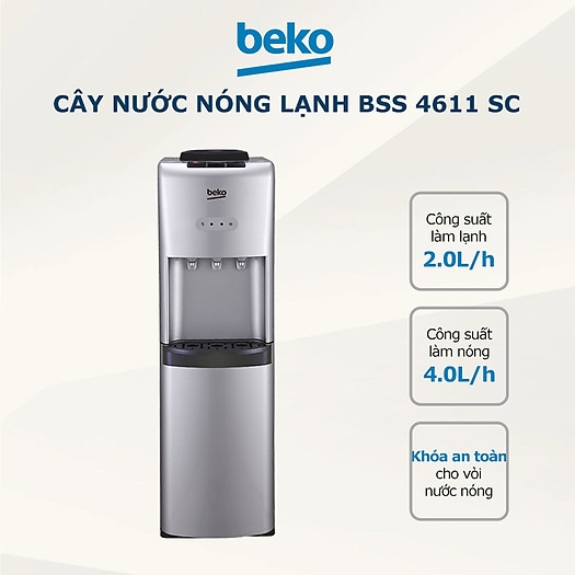Cây nước uống nóng lạnh Beko BSS4611SC