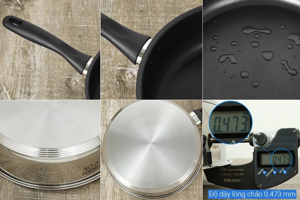 Bộ nồi chảo inox 8 món Greencook GCS241-T1