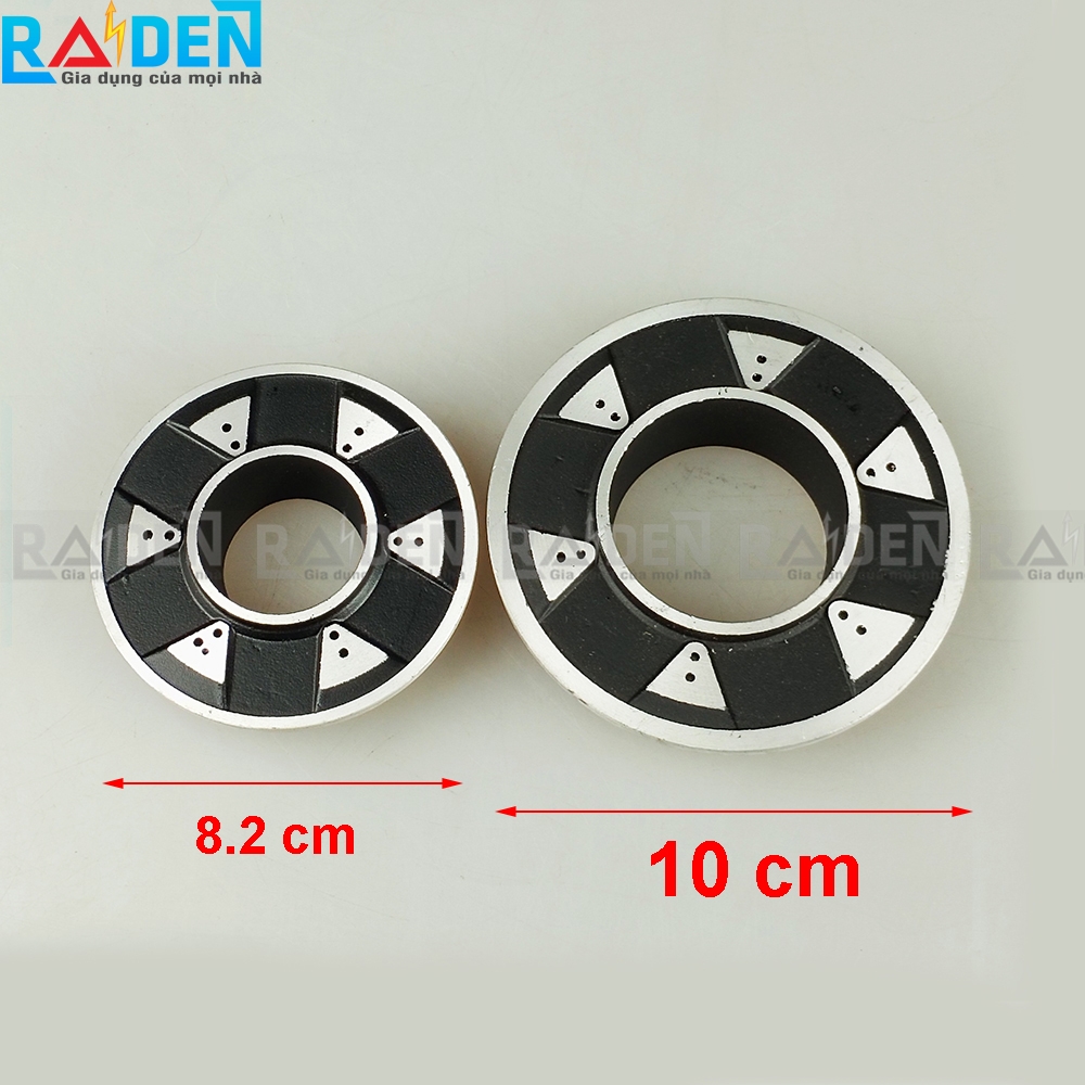 Bếp ga kiếng đôi Hayasa Ha-8800B, đầu đốt nhôm phi 82/100mm, kiềng men