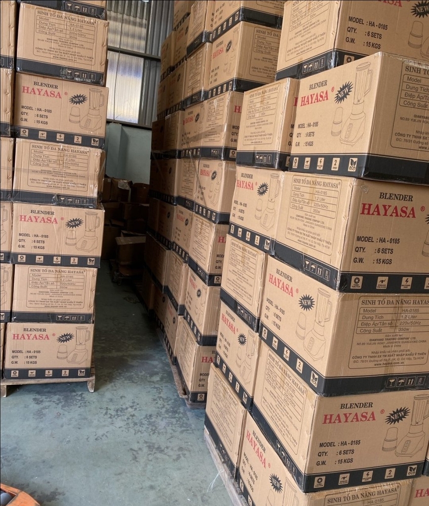 Sinb tố 2 cối thủy tinh Hayasa Ha-0185, 350W, (1tx6)