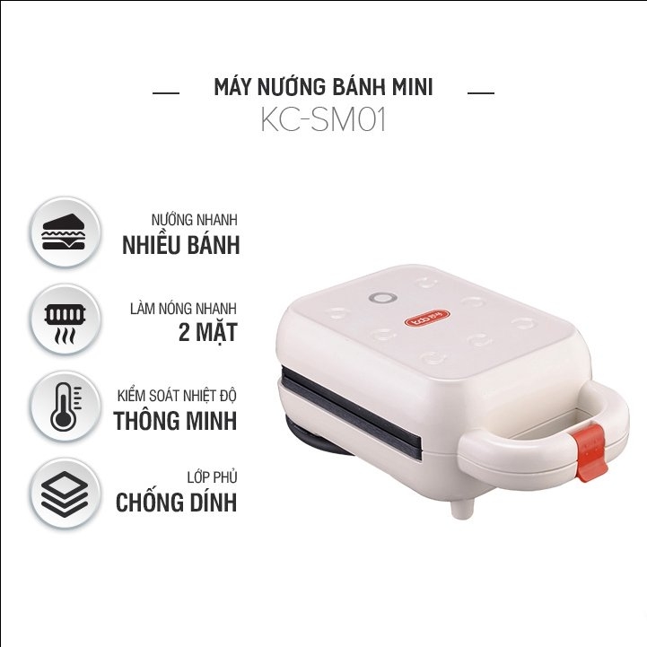 Máy nướng bánh mini KCB KC-SM01 (1tx4)