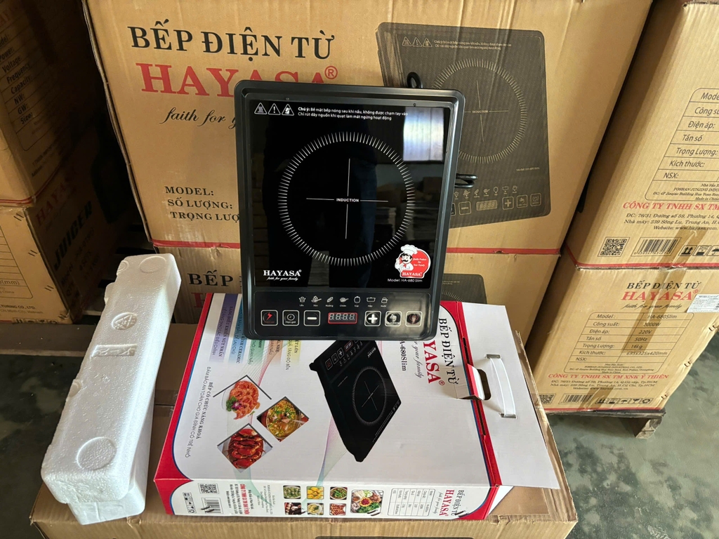 Bếp điện từ Hayasa Ha-680 Slim (1tx8)