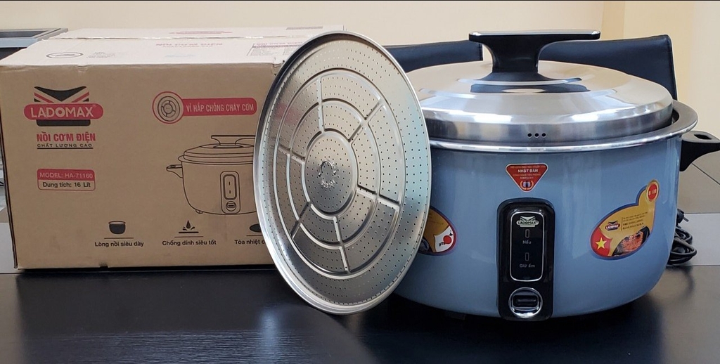 Nồi cơm điện nắp rời 16L Ladomax Ha-71160