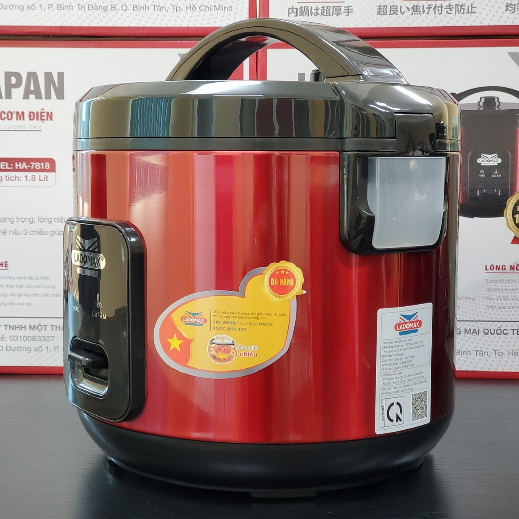 Nồi cơm điện 1.8L Ladomax HA-7818