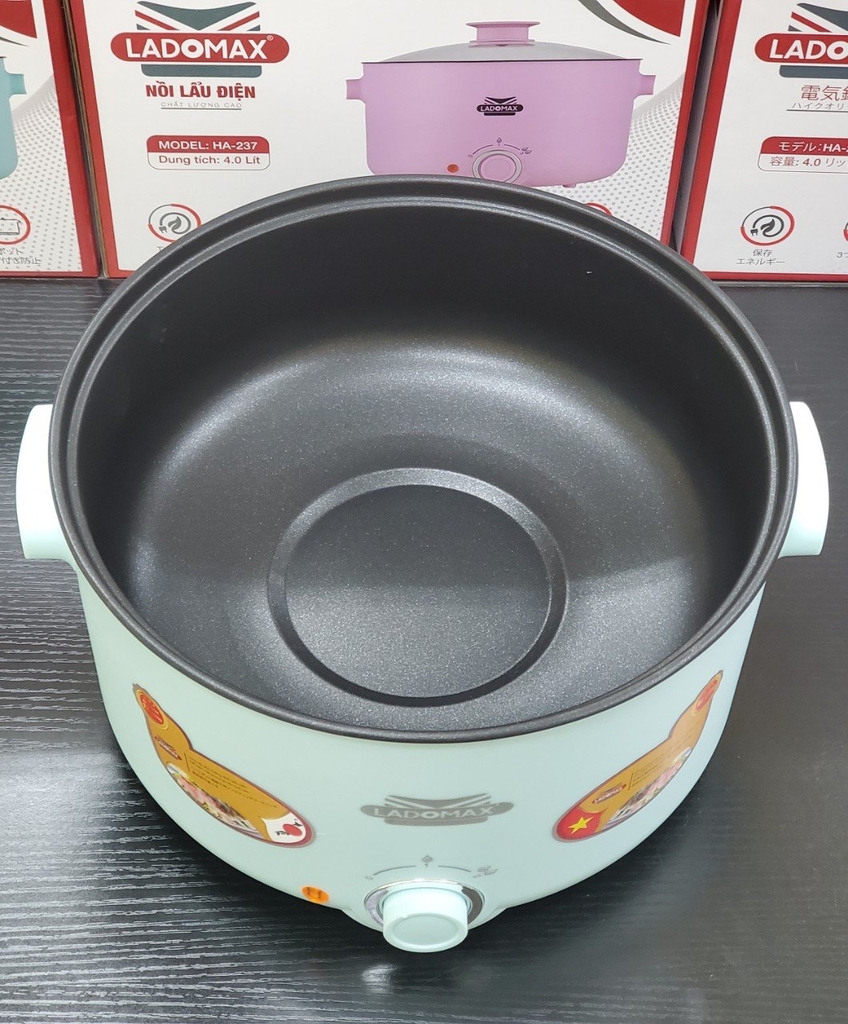 Lẩu điện lòng liền 4L Ladomax Ha-237 (1tx8)