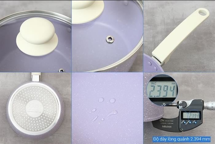 Bộ chảo quánh Baby Greencook GCS247-T2 (1tx6)