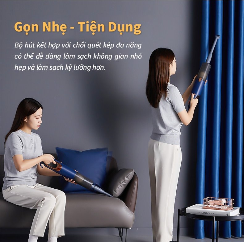 Máy hút bụi lau sàn 2 trong 1 Tsuki TS-LF20 (1tx9)