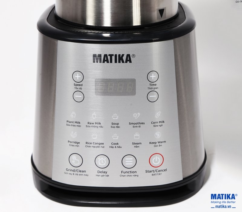 Máy xay nấu sữa hạt Matika MTK-3286