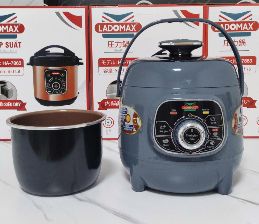 Nồi áp suất 2.8L Ladomax Ha7862 (1tx4)