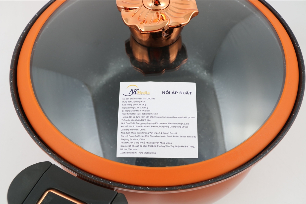 Nồi áp suất bí ngô 6L Nkmedia MD-GPC286 (1tx6)