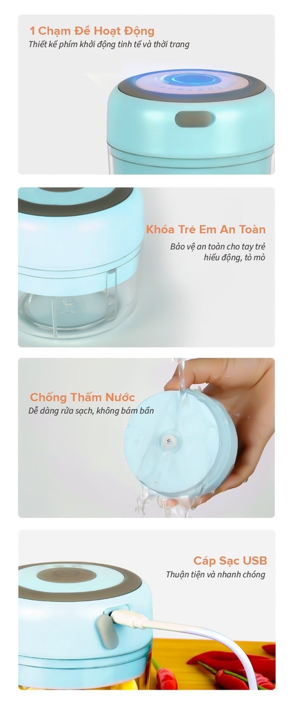 Máy xay đa năng mini Tsuki TS-SR01 (1tx50)