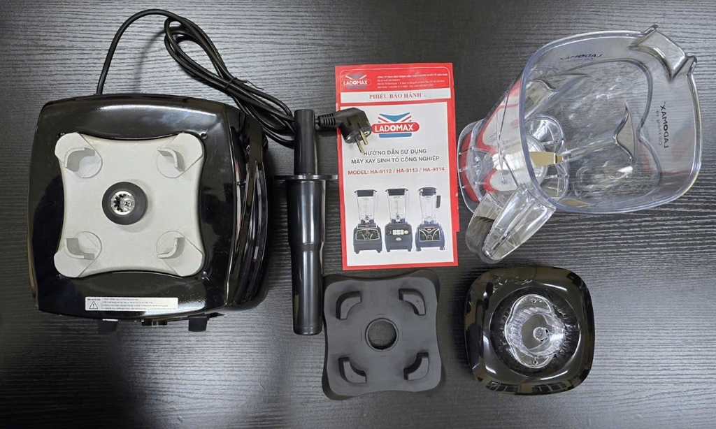 Máy xay sinh tố công nghiệp Ladomax Ha-9114 (1tx4)