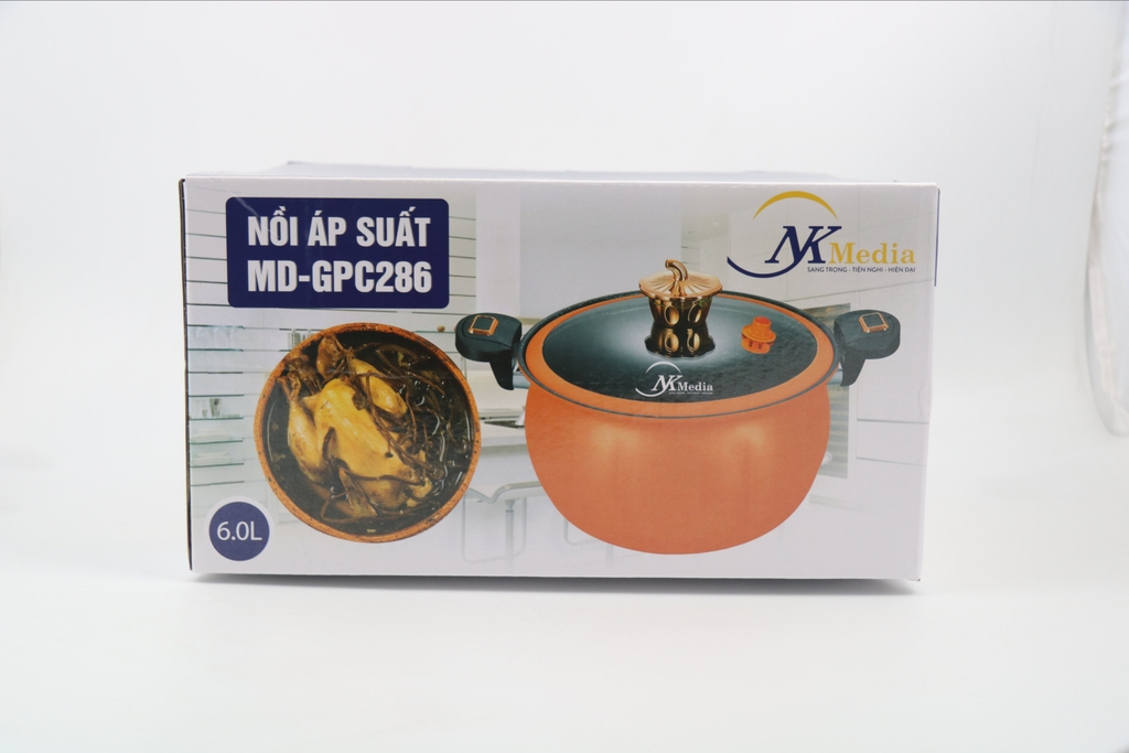 Nồi áp suất bí ngô 6L Nkmedia MD-GPC286 (1tx6)