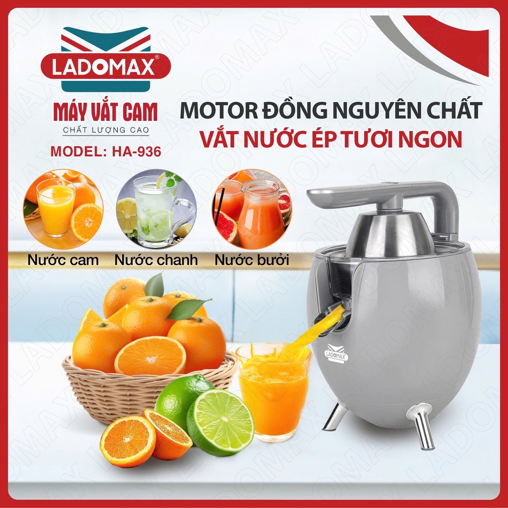 Máy vắt cam Ladomax Ha-936 (1tx8)