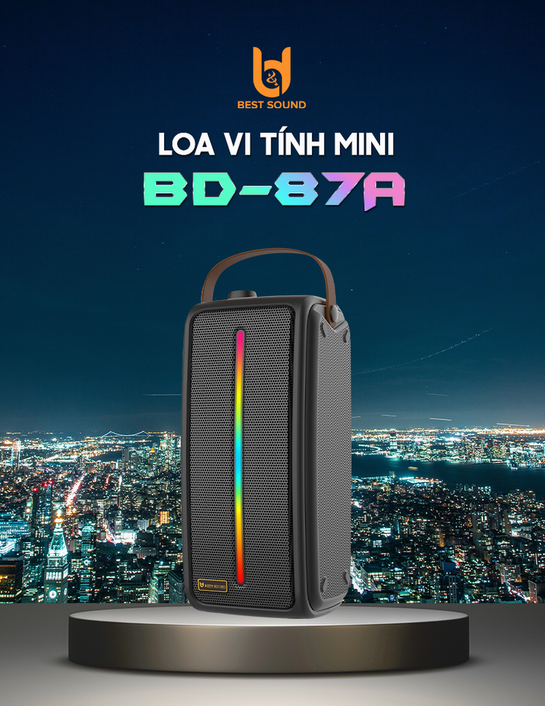 Loa kéo xách tay mini Bestsound BD-87A, 20W