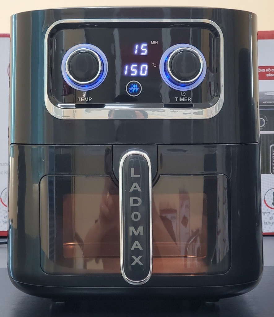 Nồi Chiên Không Dầu Led 10.5L Ladomax Ha-5610-Led (1tx4)
