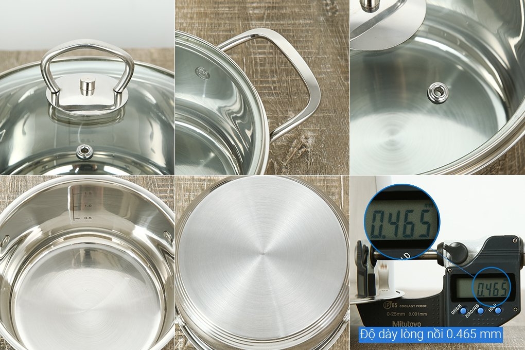 Bộ nồi chảo inox 8 món Greencook GCS241-T1