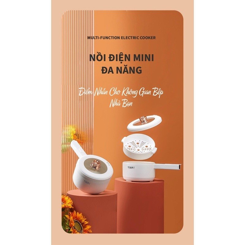 Nồi điện đa năng Tsuki TS-6332 (1tx8)