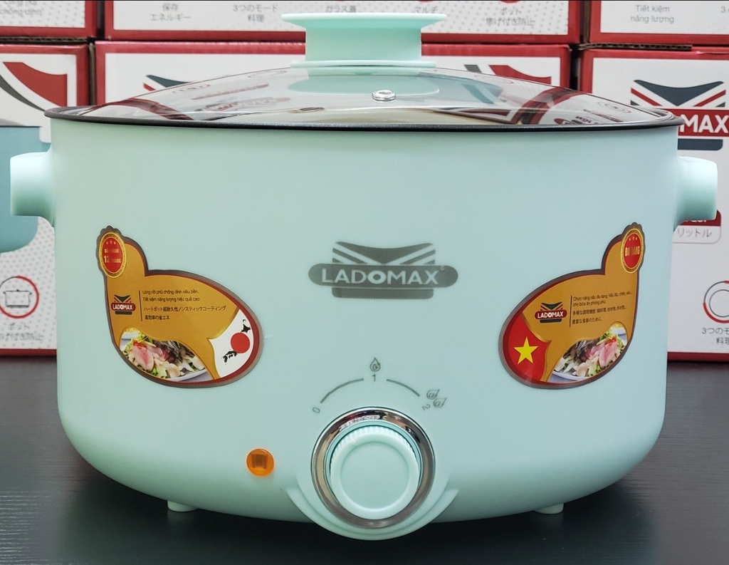 Lẩu điện lòng liền 4L Ladomax Ha-237 (1tx8)