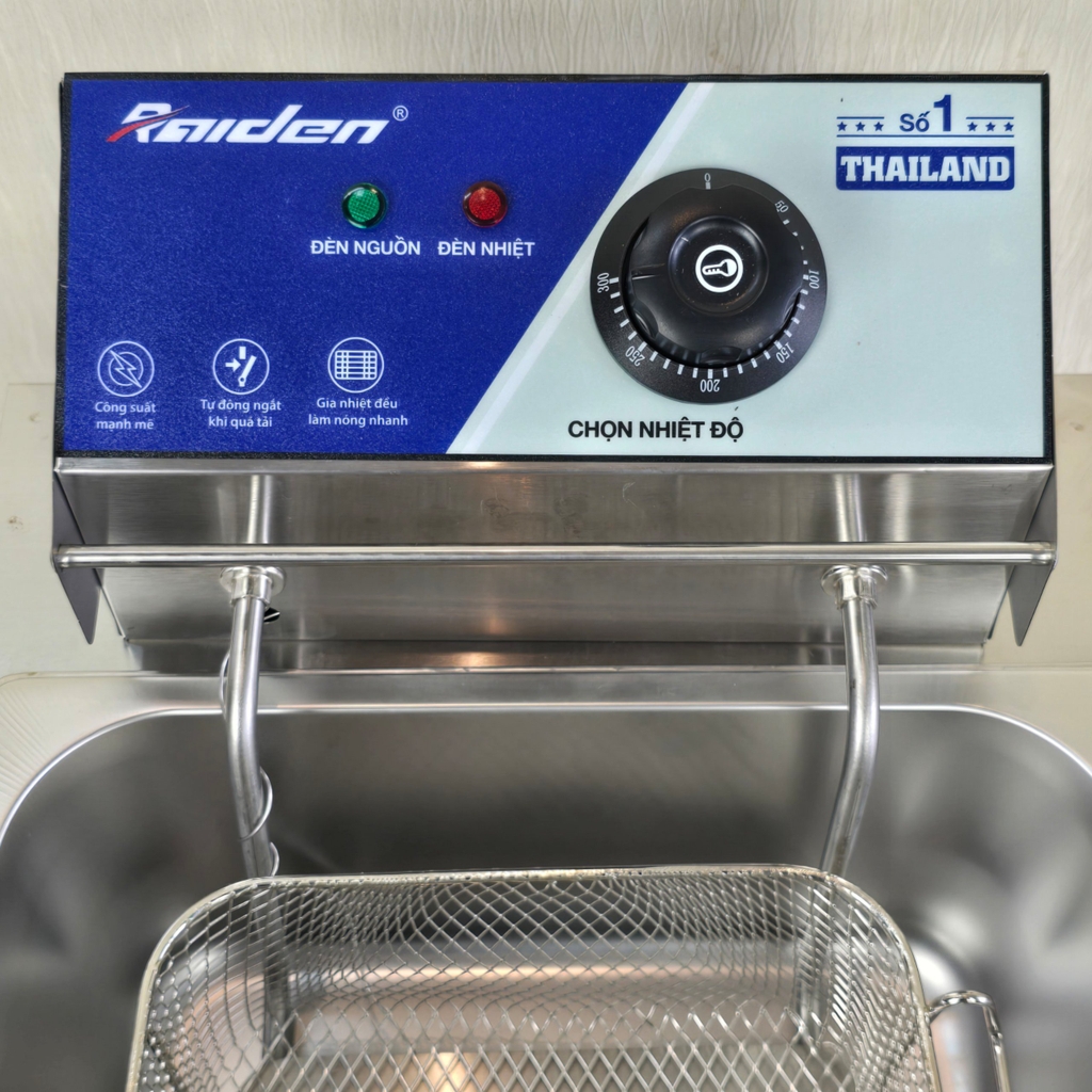 Bếp Chiên Nhúng Điện Đơn 12L Raiden RD-1112