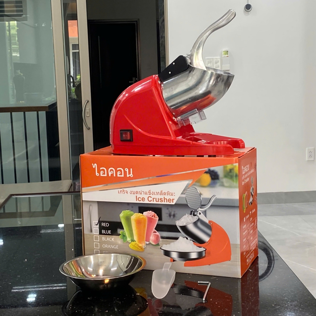 Máy bào đá tuyết 500W, 3 lưỡi Ririhong RRH500-3