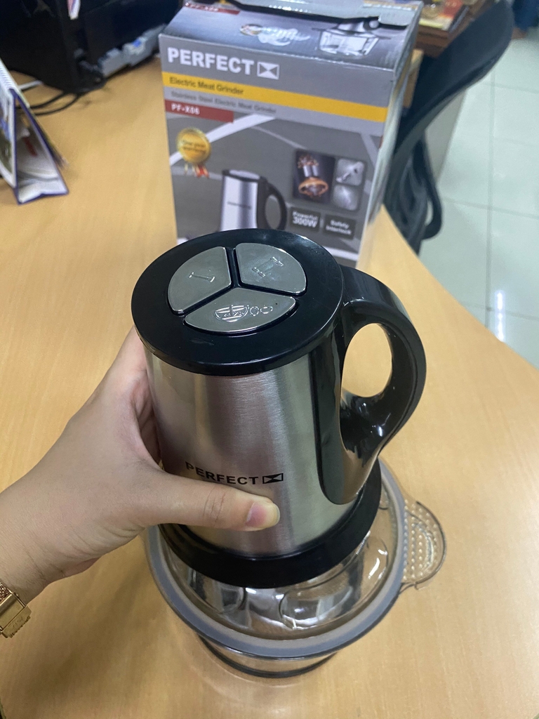 Máy xay thịt Perfect PF-X06, 300W, dung tích cối 2L (1tx8)