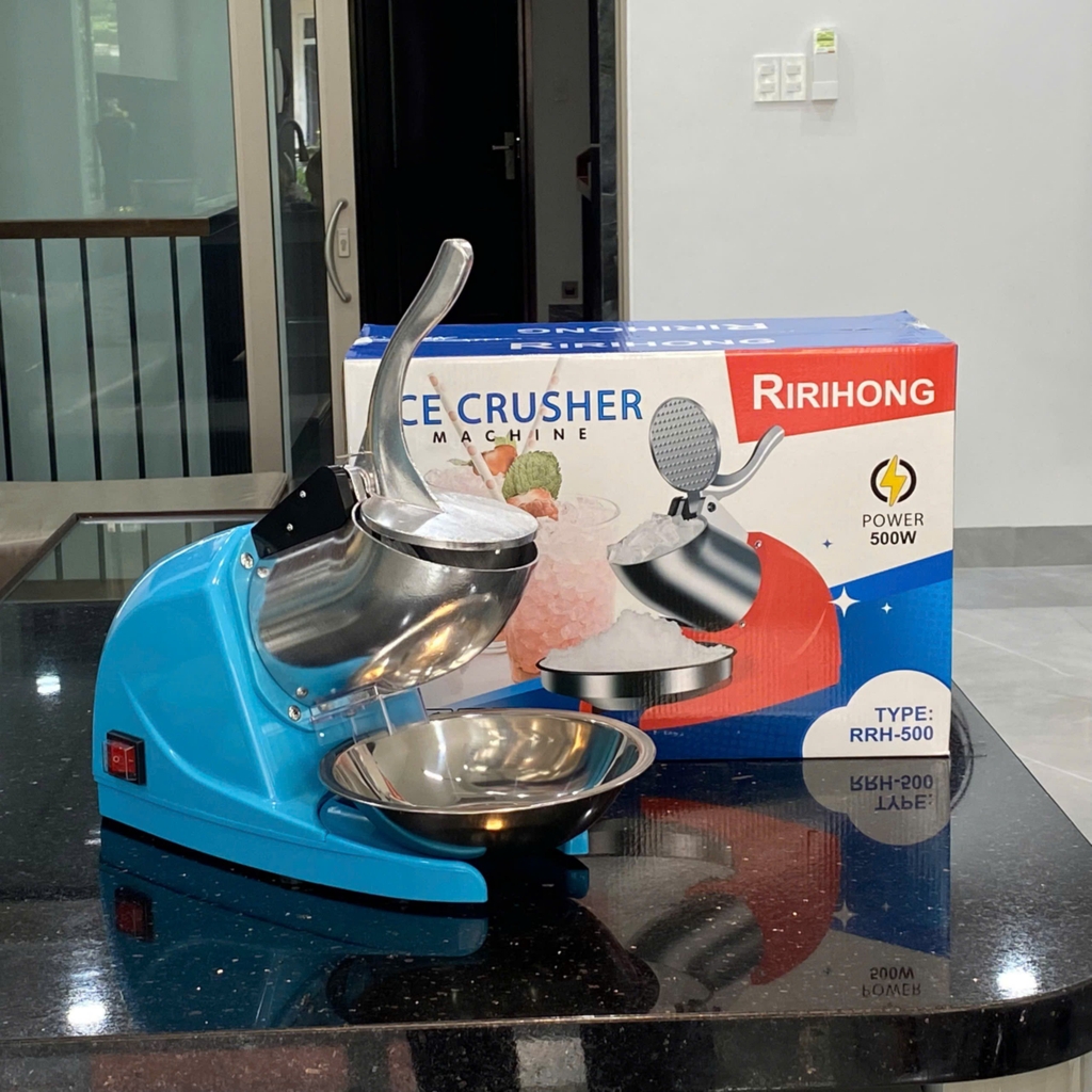 Máy bào đá tuyết 500W, 2 lưỡi Ririhong RRH500-2