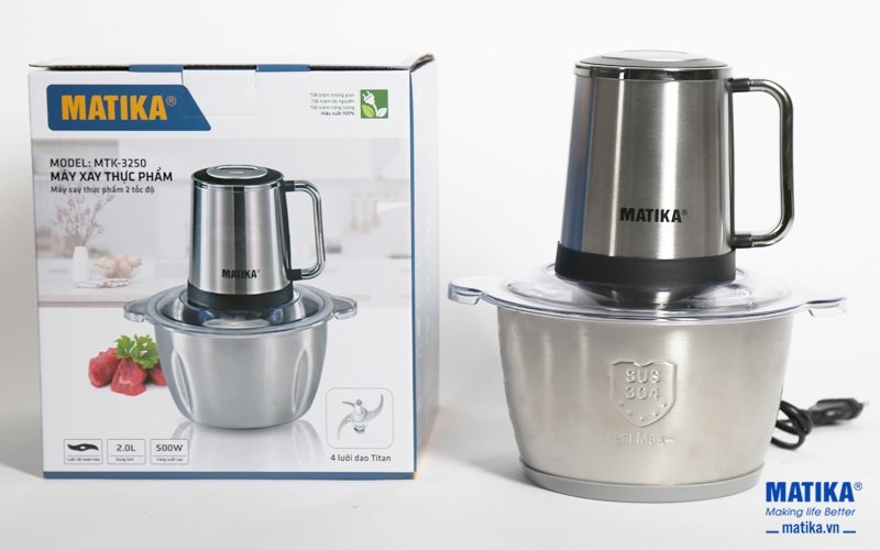 Máy xay thịt Matika MTK-3250 (1tx6)