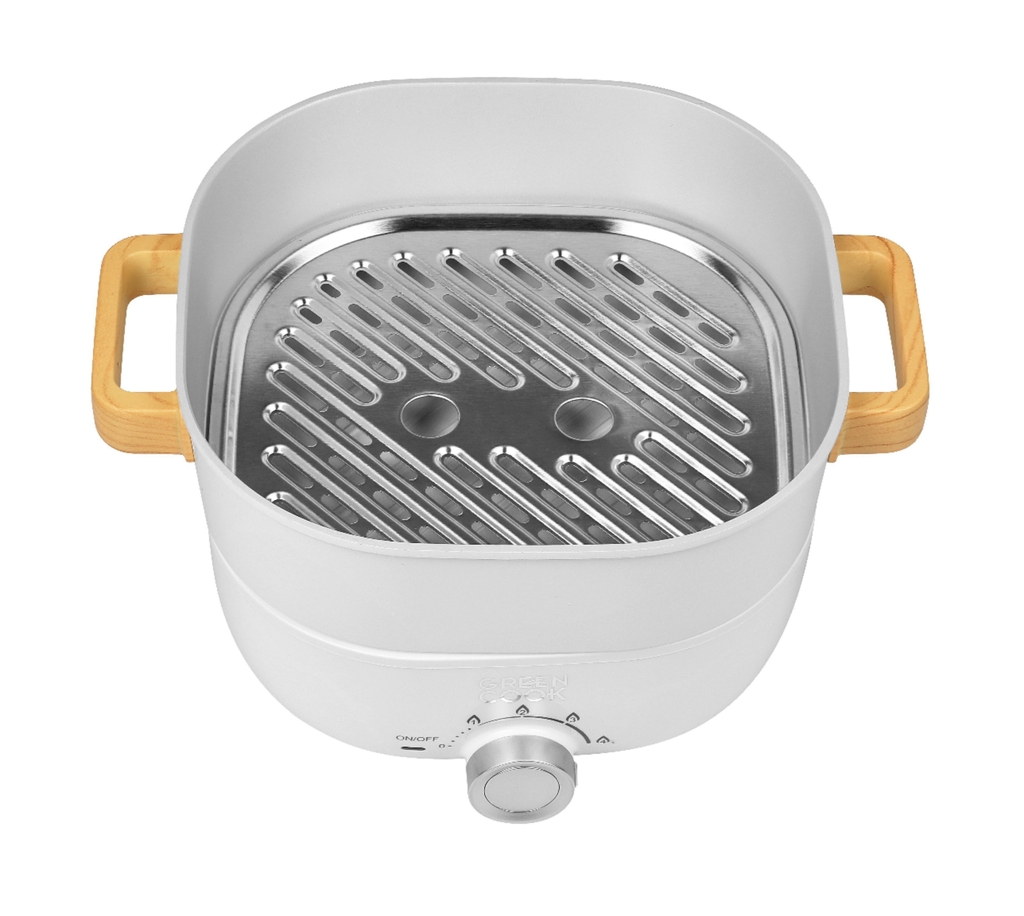 Nồi lẩu điện nhôm đúc Greencook GCEH233 (1tx8)