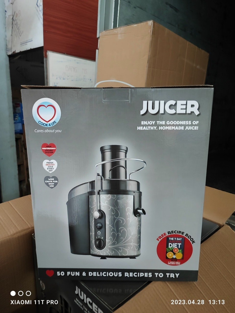 Máy ép li tâm cổ lớn 1000W cho quán Raiden YTZ002