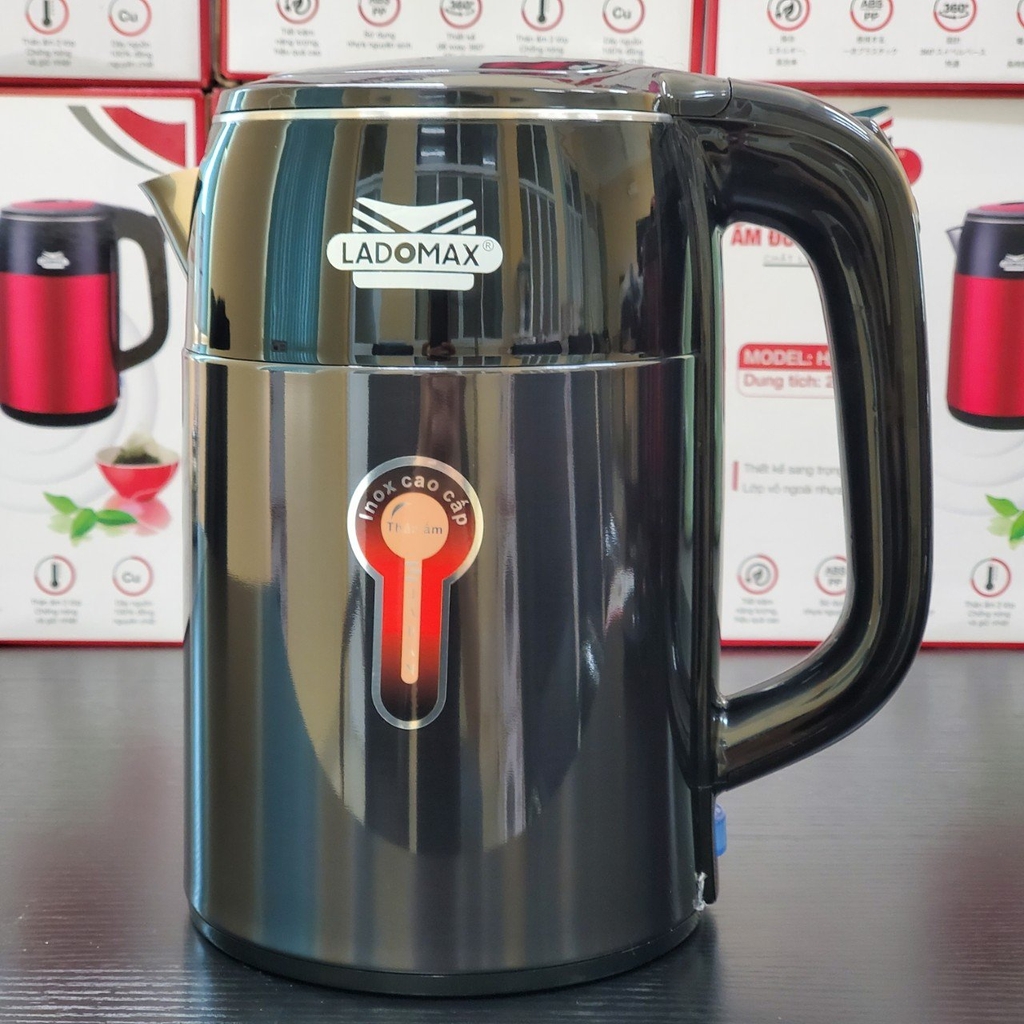 Ấm đun siêu tốc 2 lớp Ladomax Ha-888