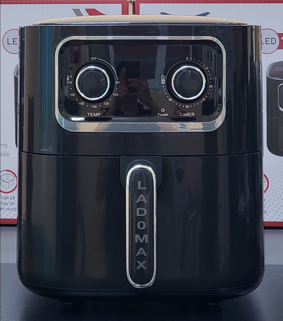 Nồi Chiên Không Dầu cơ 10.5L Ladomax Ha-5619-Cơ (1tx4)