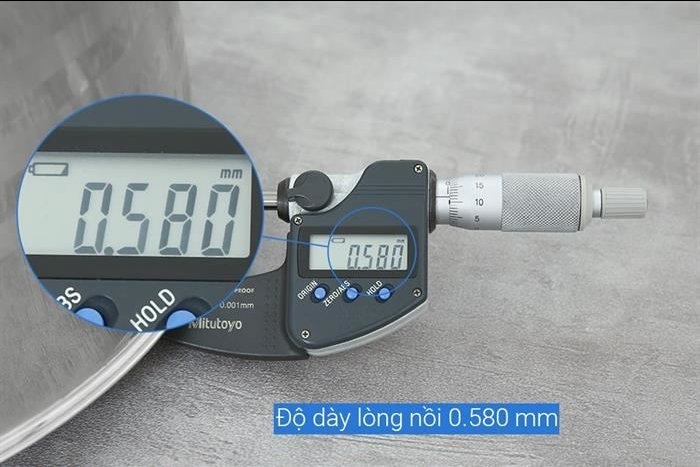 Nồi luộc gà inox 5 đáy nắp kính 28cm Greencook GCS243-28IH (1tx4)