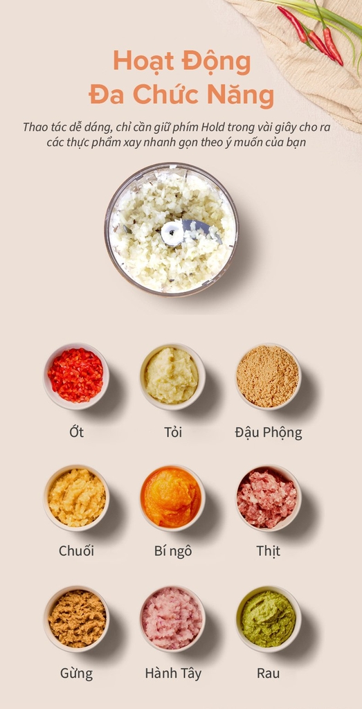 Máy xay đa năng mini Tsuki TS-SR01 (1tx50)