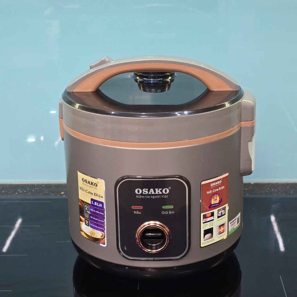 Nồi cơm điện 1.8L Osako OCD-218 (1tx4)