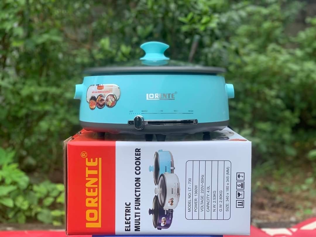 Nồi lẩu điện 4.0L Lorente LT-730 (1tx6)