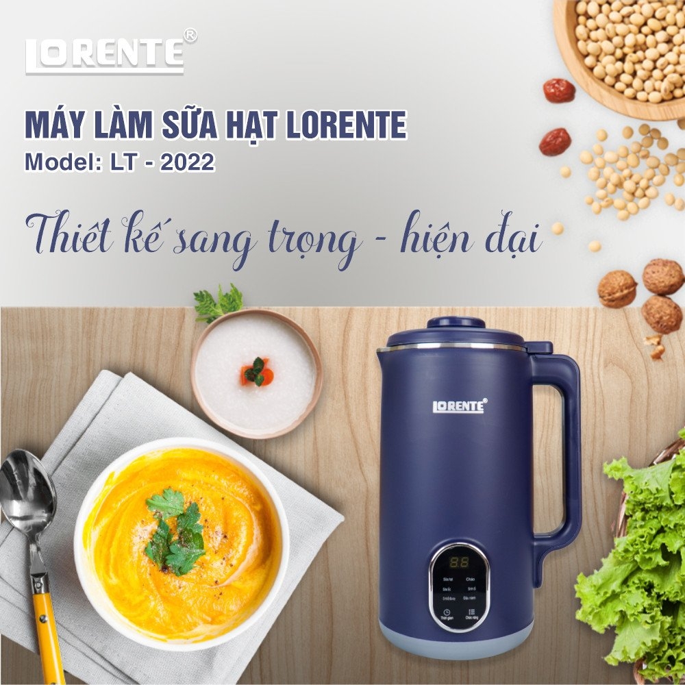 Máy xay nấu sữa hạt Lorente LT2022 (1tx6)