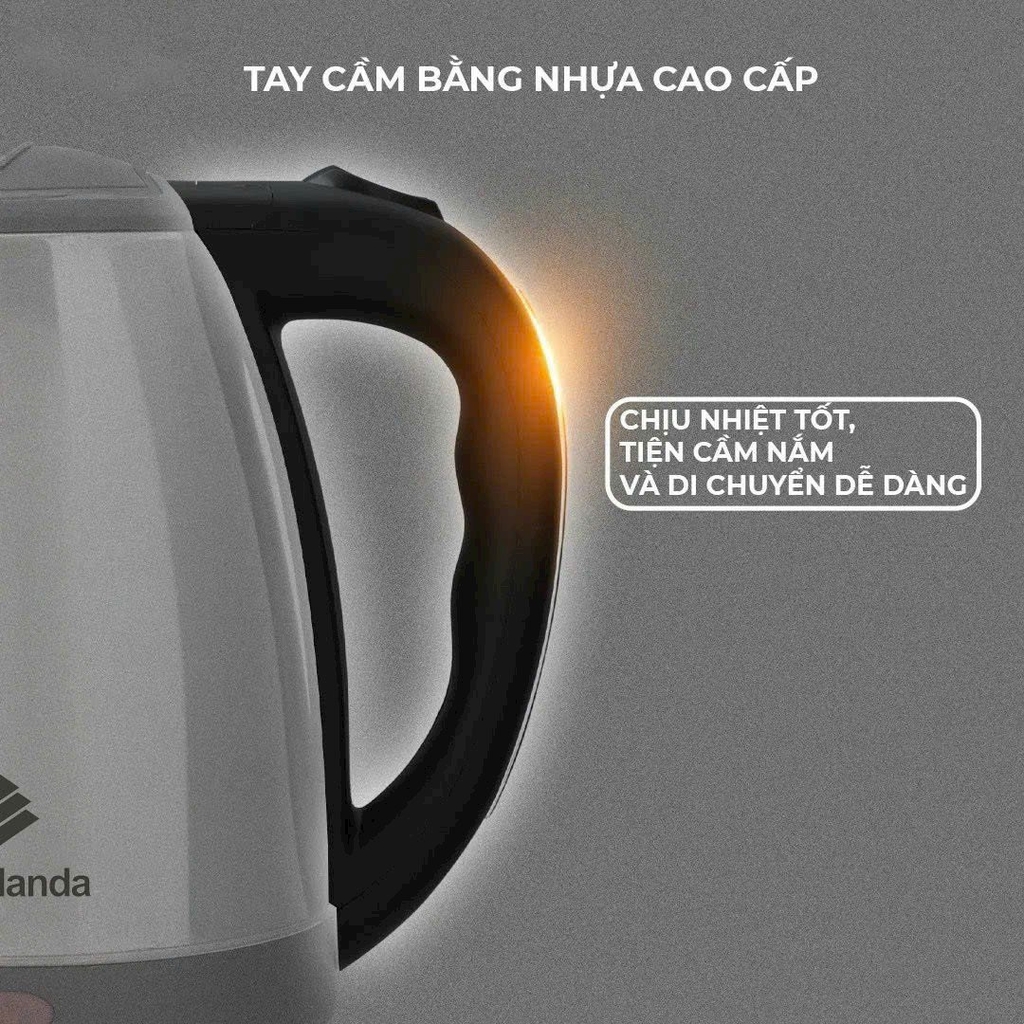 Ấm đun siêu tốc 1.8L Malanda LK-1318 (1tx16)