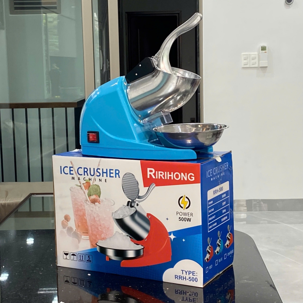 Máy bào đá tuyết 500W, 2 lưỡi Ririhong RRH500-2