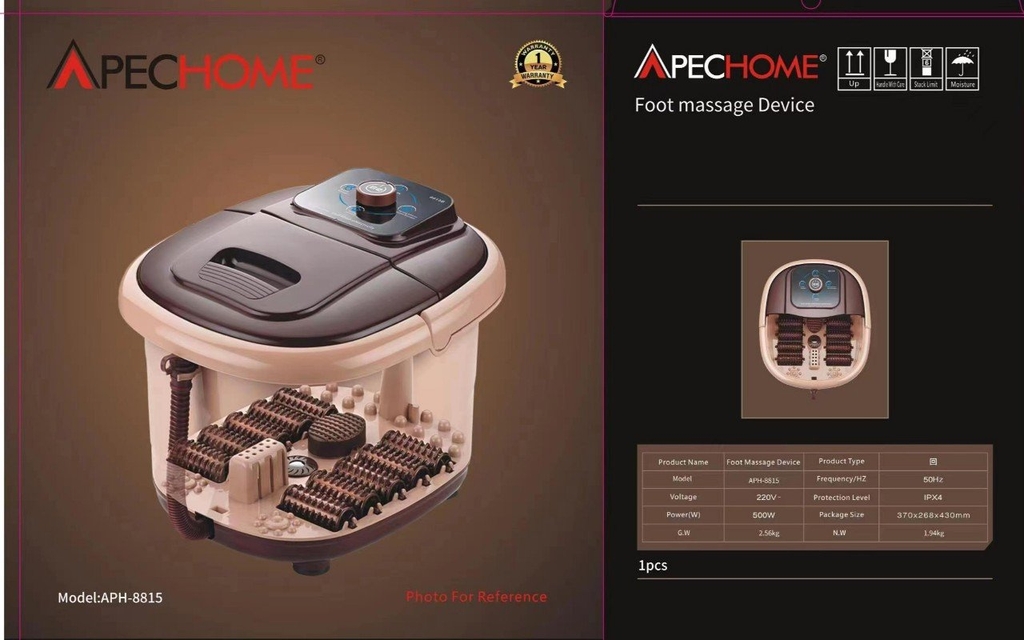 Máy ngâm chân mát xa Apechome APH-8815 (1tx1)