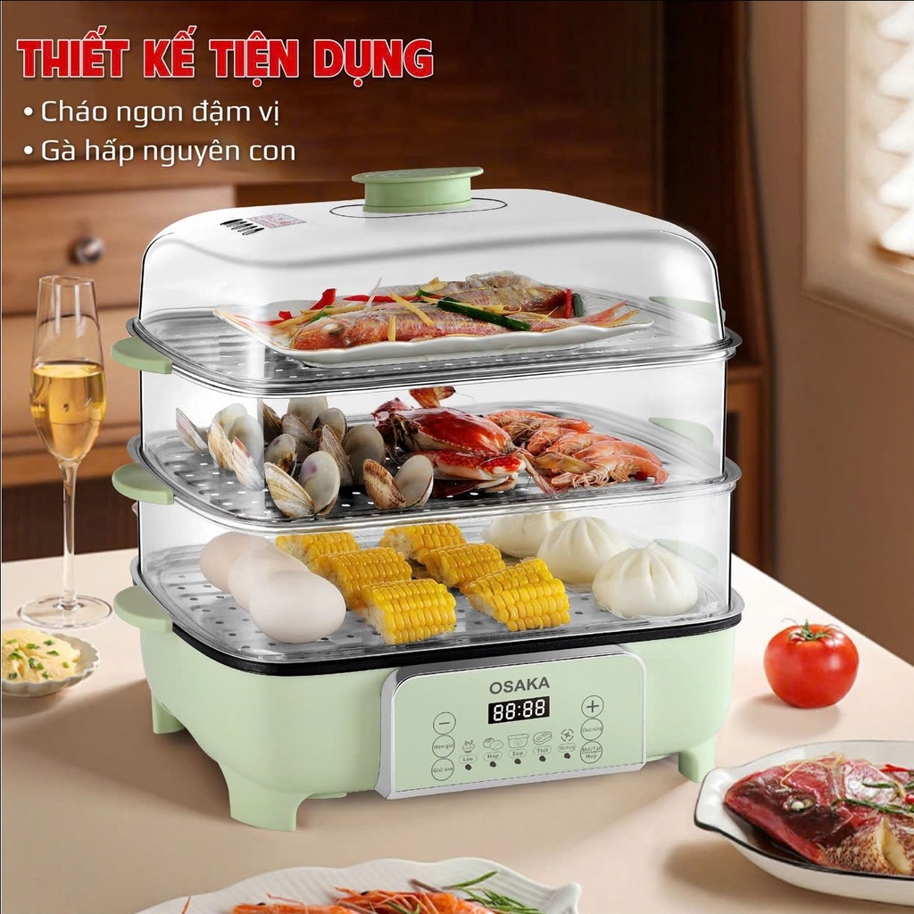 Lẩu lẩu hấp đa năng Osaka MP888 (1tx1)