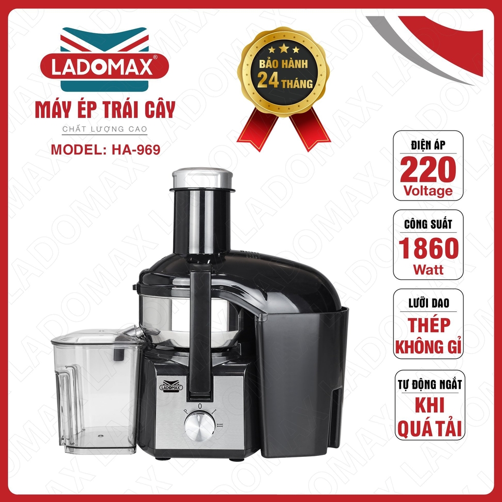 Máy ép trái cây công nghiệp Ladomax Ha-969 (1tx4)