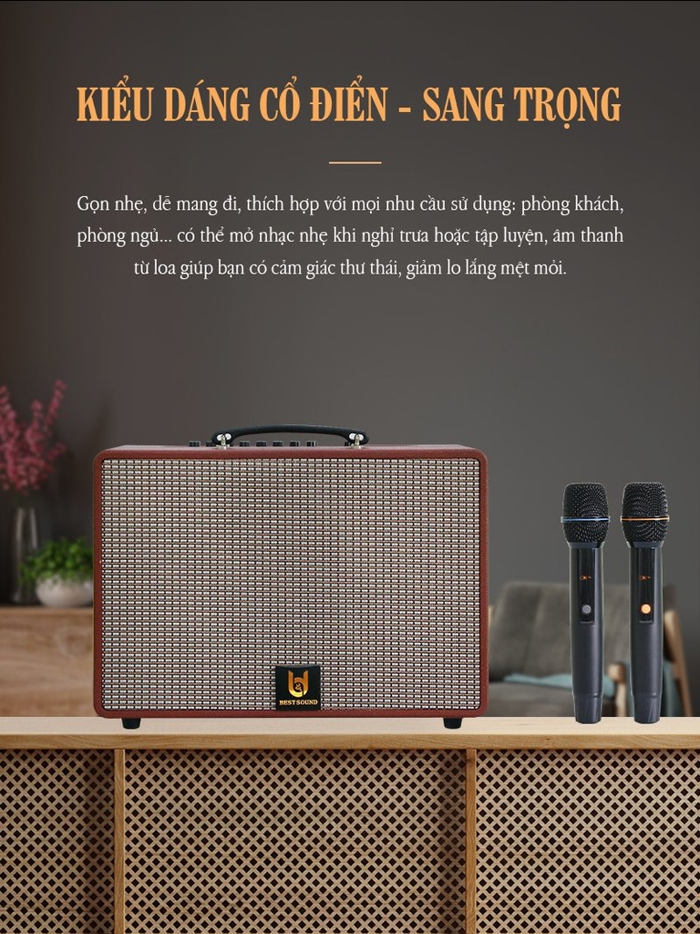 Loa kéo xách tay Bestsound M10, Bass 10 inch, 100W