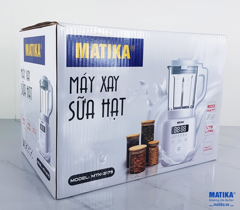 Máy xay nấu sữa hạt Matika MTK-3175 (1tx4)